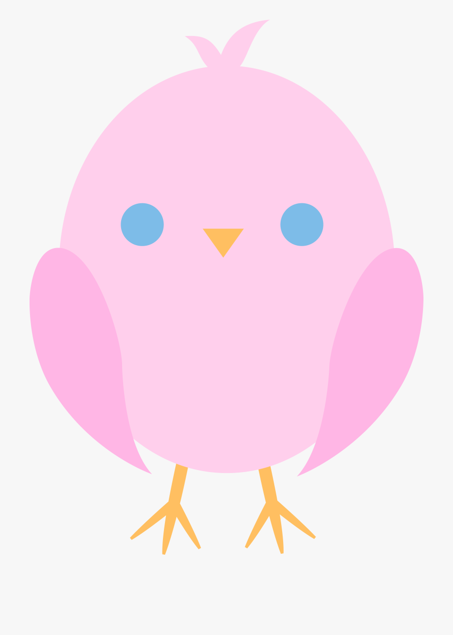 Cute Pink Baby Chicken - Pink Easter Chick , Transparent Cartoon 