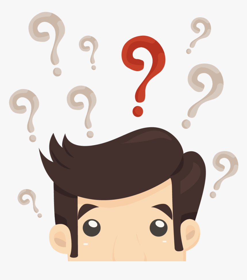Confused Clipart Confused Person - Confused Png, Transparent Png 