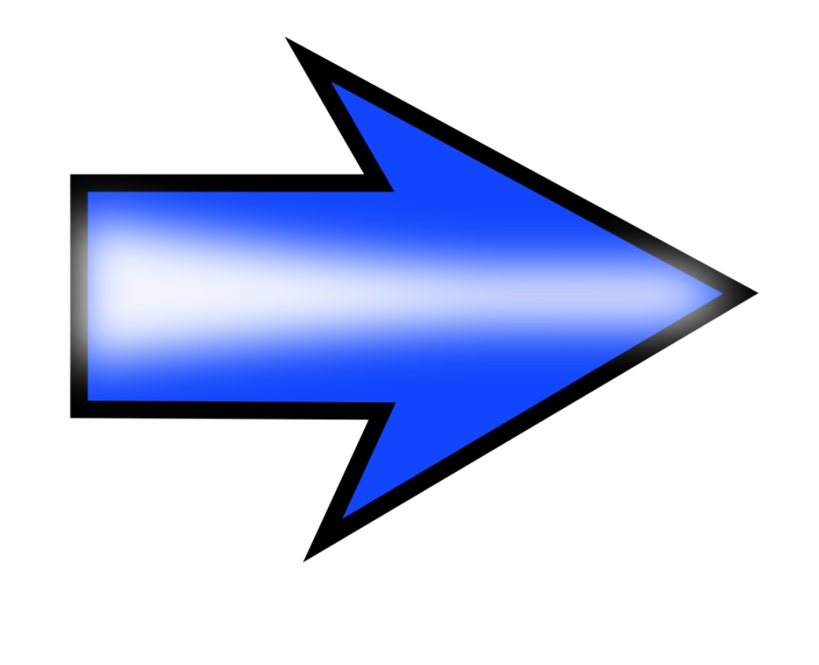 Arrow Clip Art Png Bbcpersian7 - Blue Arrow Pointing Right - Free 