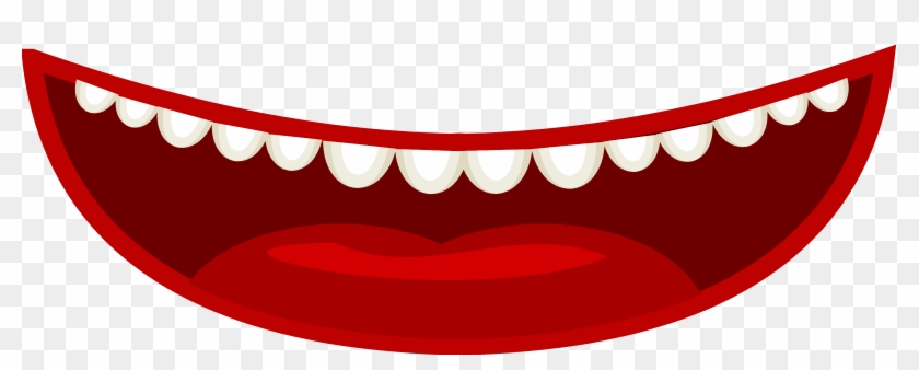 Smile Mouth Png - Smiling Mouth Cartoon Png Clipart - PikPng