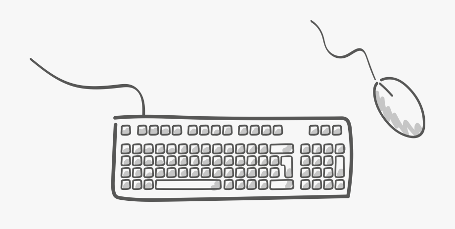 keyboard and mouse clipart - Clip Art Library
