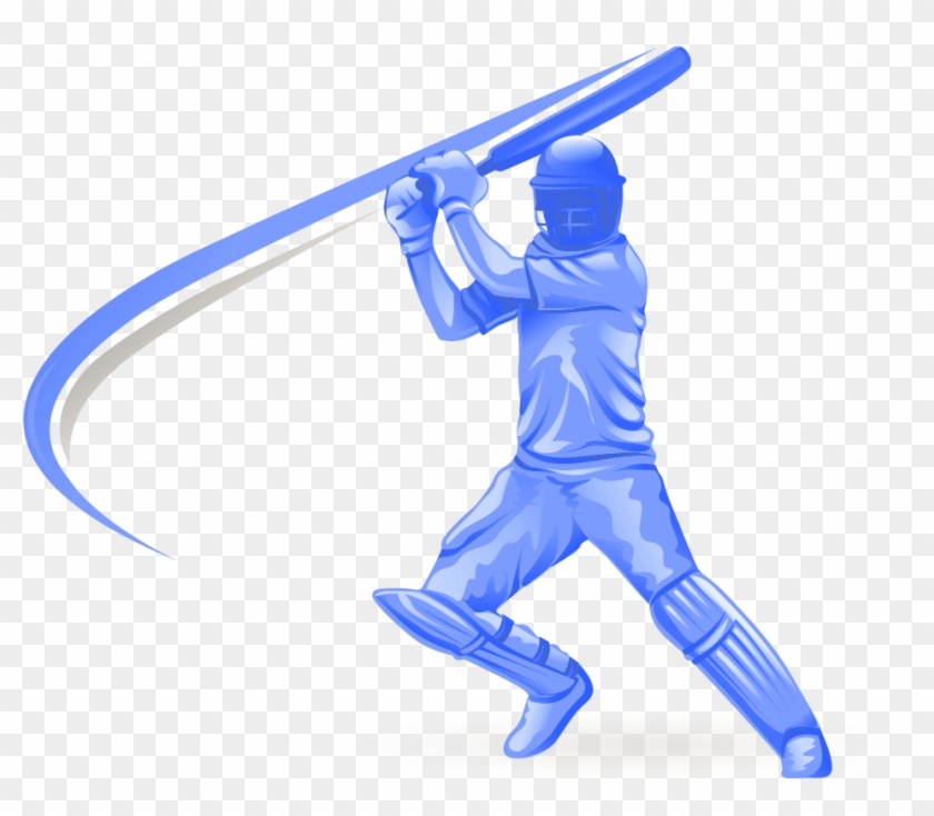 Cricket Equipment  Gear - Cricket Batting Logo Png Clipart 