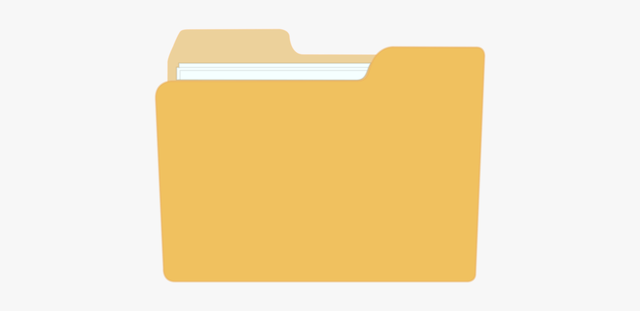 Folder Clipart Binder - Microsoft Folder , Transparent Cartoon 