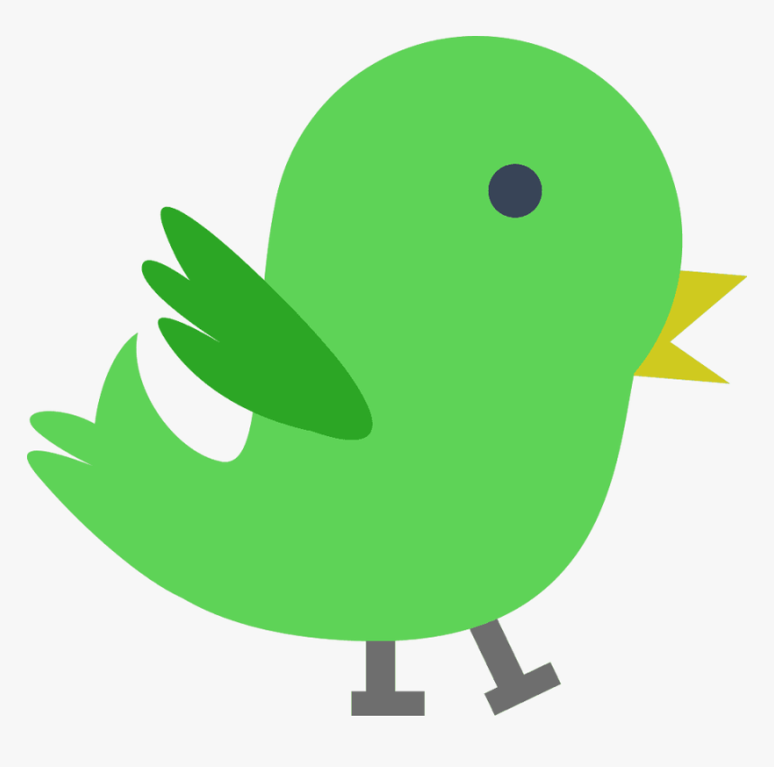 Green Bird Clipart - Baby Bird Clipart Png, Transparent Png 