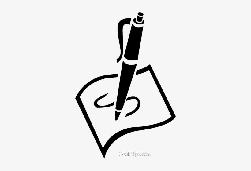 Pen And Paper - Pen And Paper Clipart Transparent PNG 