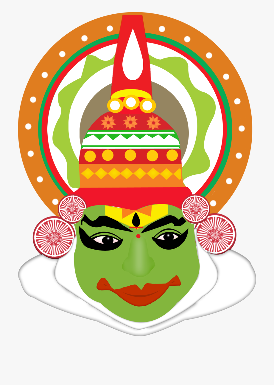 Kathakali Dance Clipart - North India Clipart , Transparent 