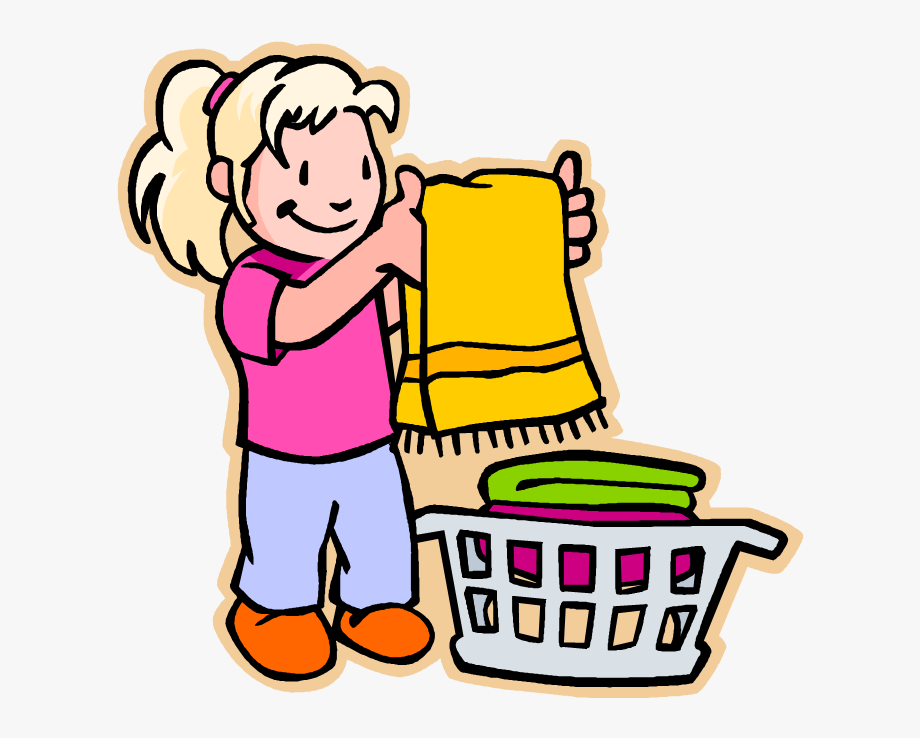 Laundry Clip Art - Cleaning Room Clipart , Transparent Cartoon 