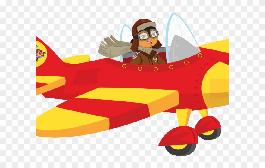 Helicopter Clipart Cute - Amelia Earhart Clip Art - Png Download 