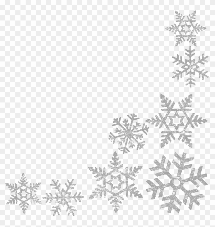 992 X 1000 79 - Transparent Background Snowflake Frame Clipart 