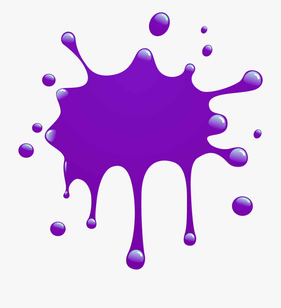Clip Art Paint Splatter - Paint Splash Clipart , Transparent 