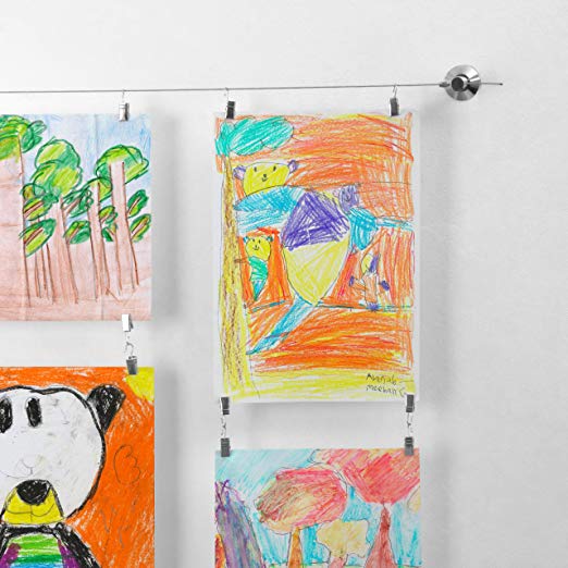 March Brands | Art Display Kids | Art Hanging Kit with Clips