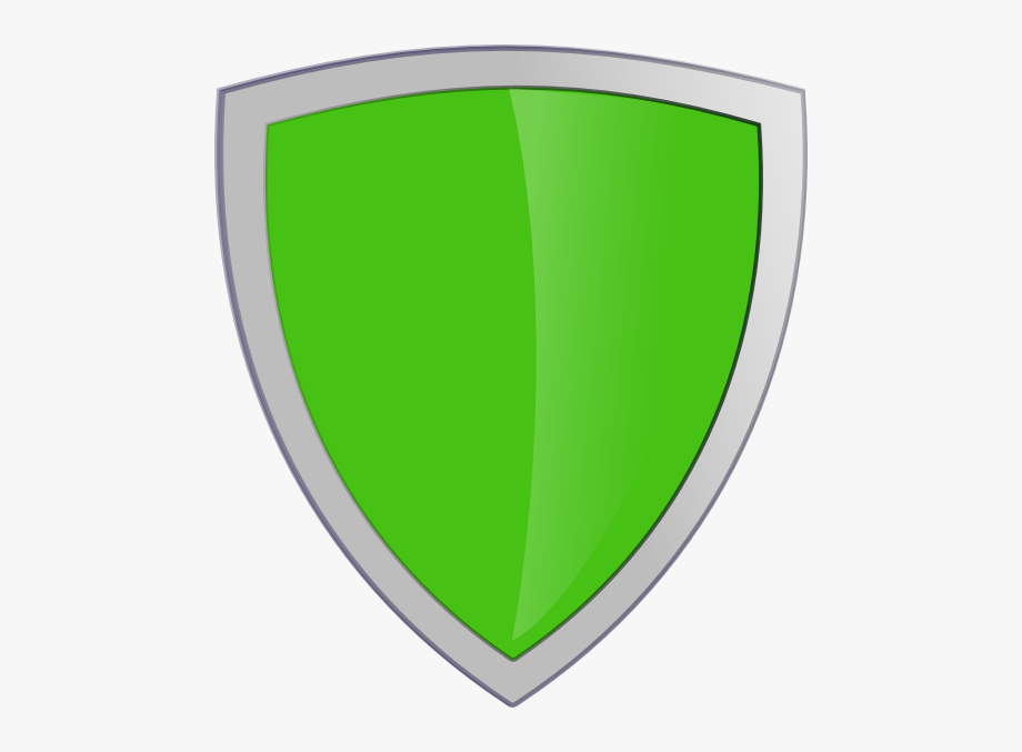 Security Shield Clipart Fancy - Green Shield Clipart , Transparent 