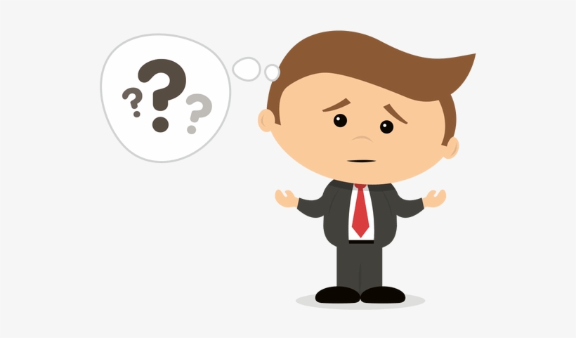 Confused Person Png Animated - Confused Man Clipart Png - Free 