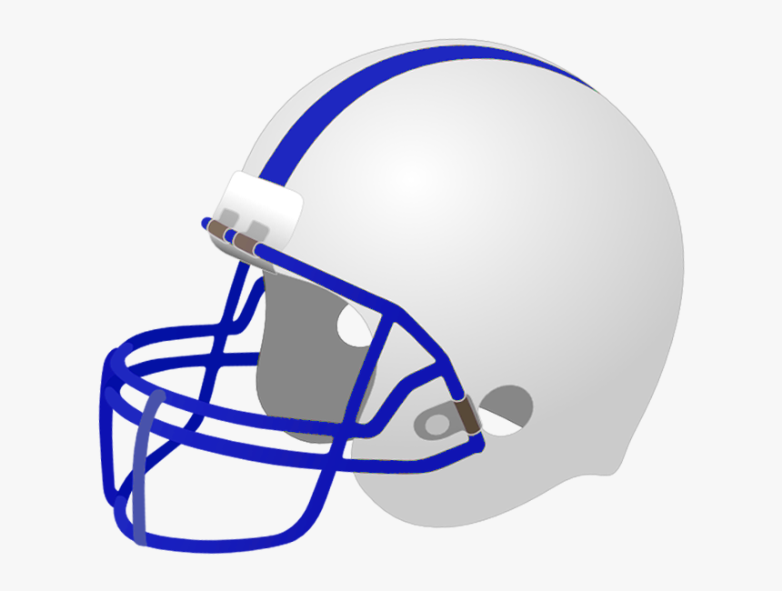 ?�? Transparent Football Helmet Clip Art - Blue Football Helmet 