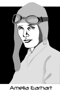 Amelia Earhart clipart - /famous/Amelia_Earhart 