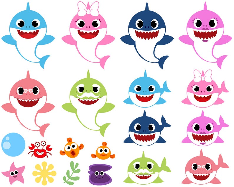 Free Baby Shark Clipart Download Free Baby Shark Clipart Png Images 