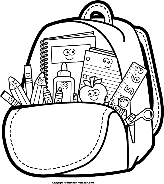 Back to school clipart images black and white dromfhb top 