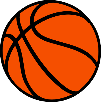 Basketball basket ball clipart 