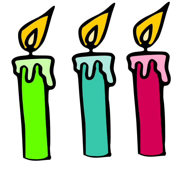 Birthday candle clipart 4 of birthday candles clip art image 