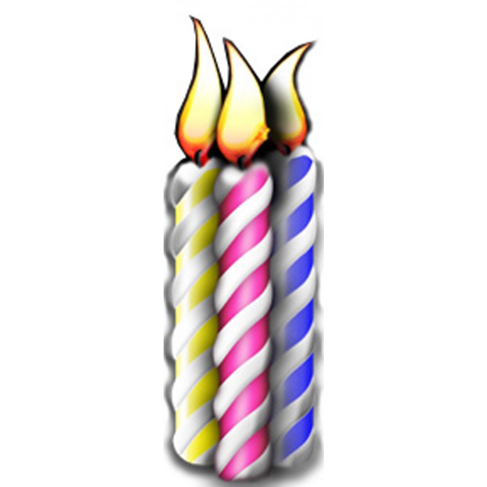 Birthday candles clipart kid 