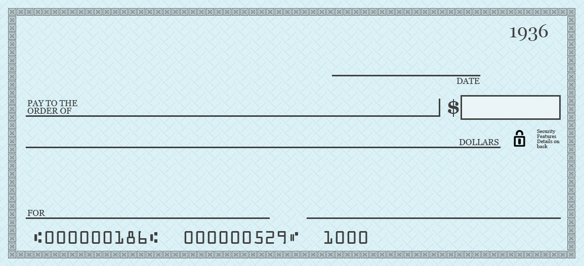 editable blank check template word document Clip Art Library