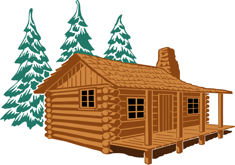 Cabin clip art free clipart images 
