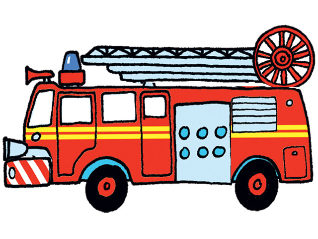 clipart fire truck cartoon - Clip Art Library