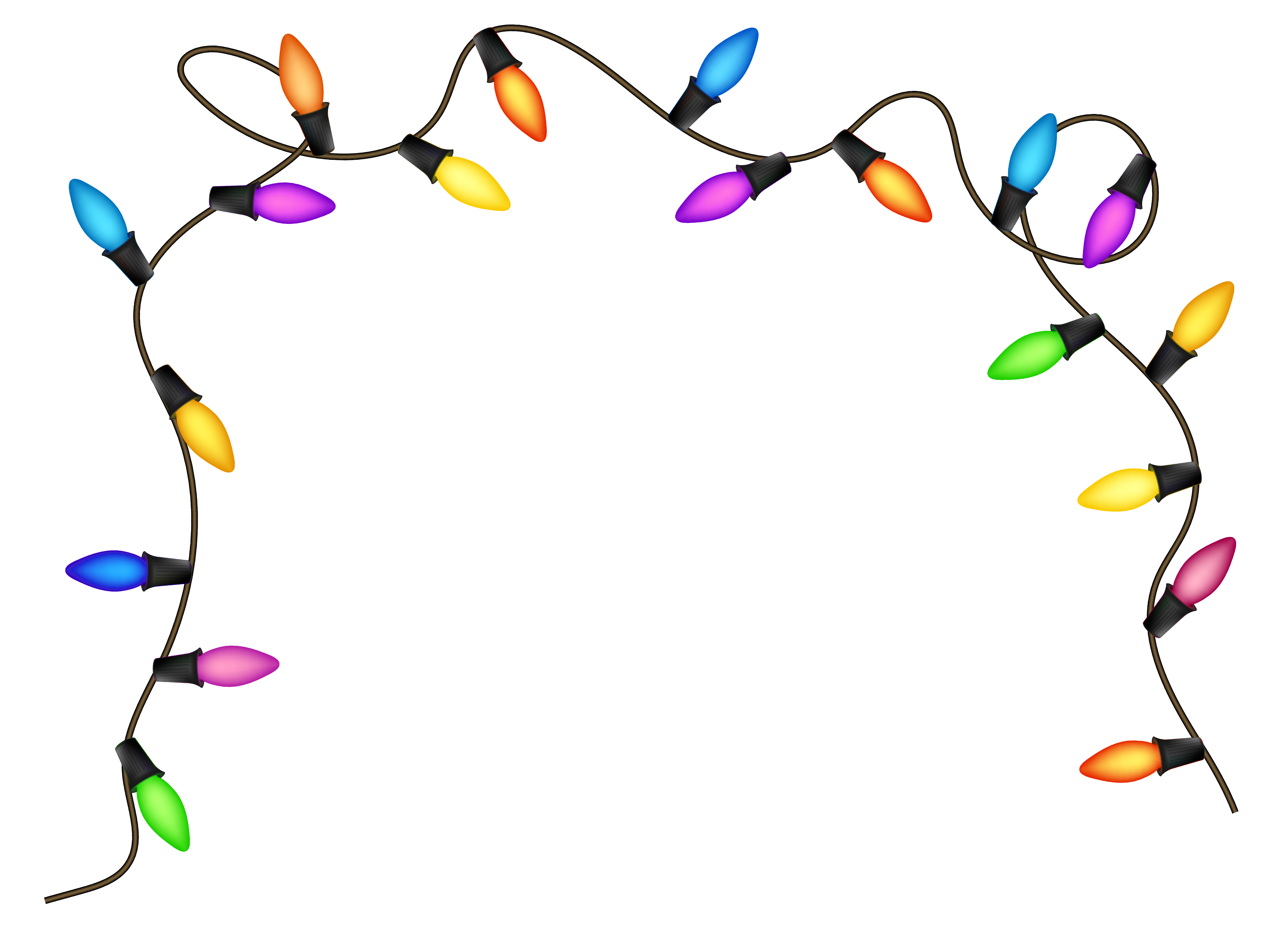 Christmas Lights Clipart PNG Image | Gallery Yopriceville - High 
