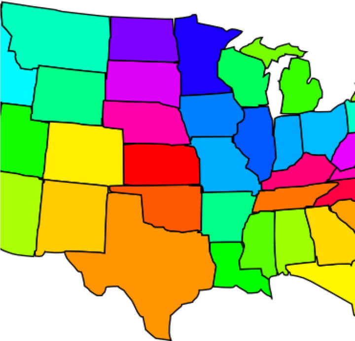 United States Map Clip Art