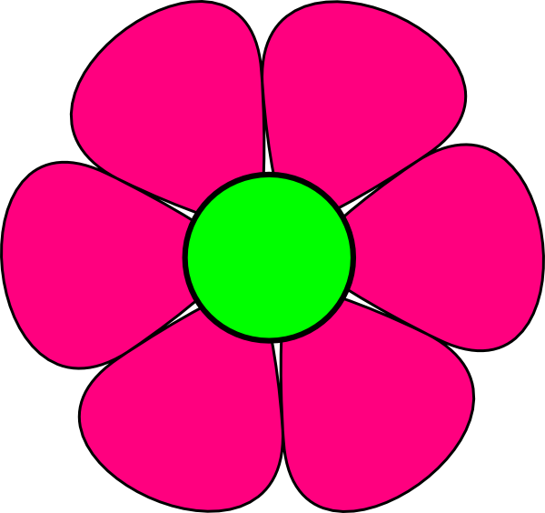 Clipart pink flowers free clipart images 
