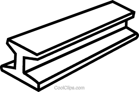 Steel beam Royalty Free Vector Clip Art illustration -vc041641 