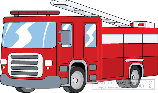 Fire truck clipart black and white free 