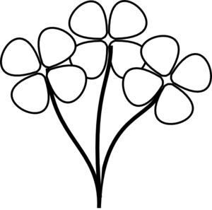 Flower black and white flowers clipart black and white 2 
