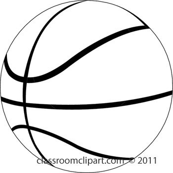 Free basketball clip art black and white basketball clip clipart 4 