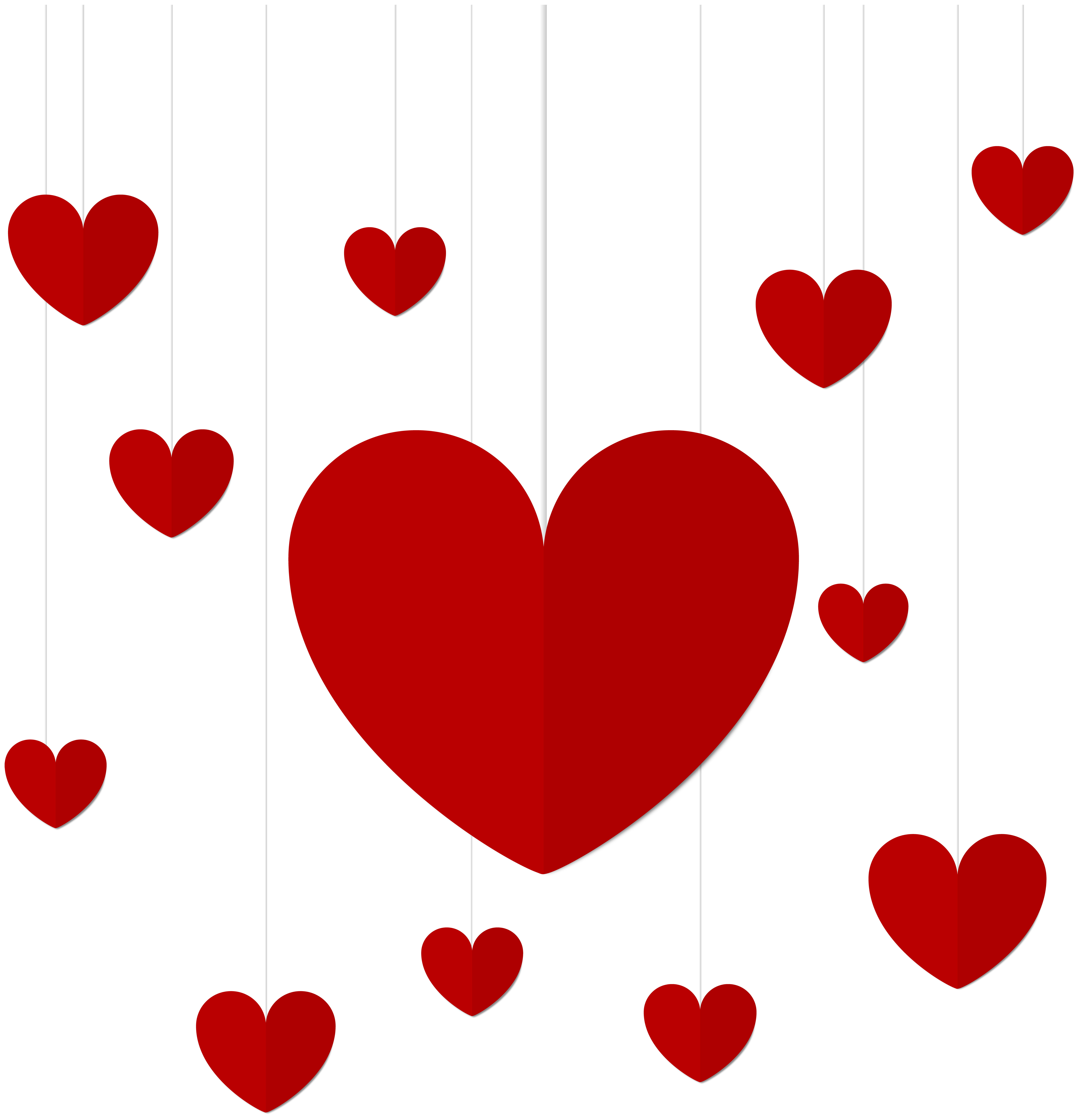 Hanging Hearts Decor PNG Clip Art | Gallery Yopriceville - High 
