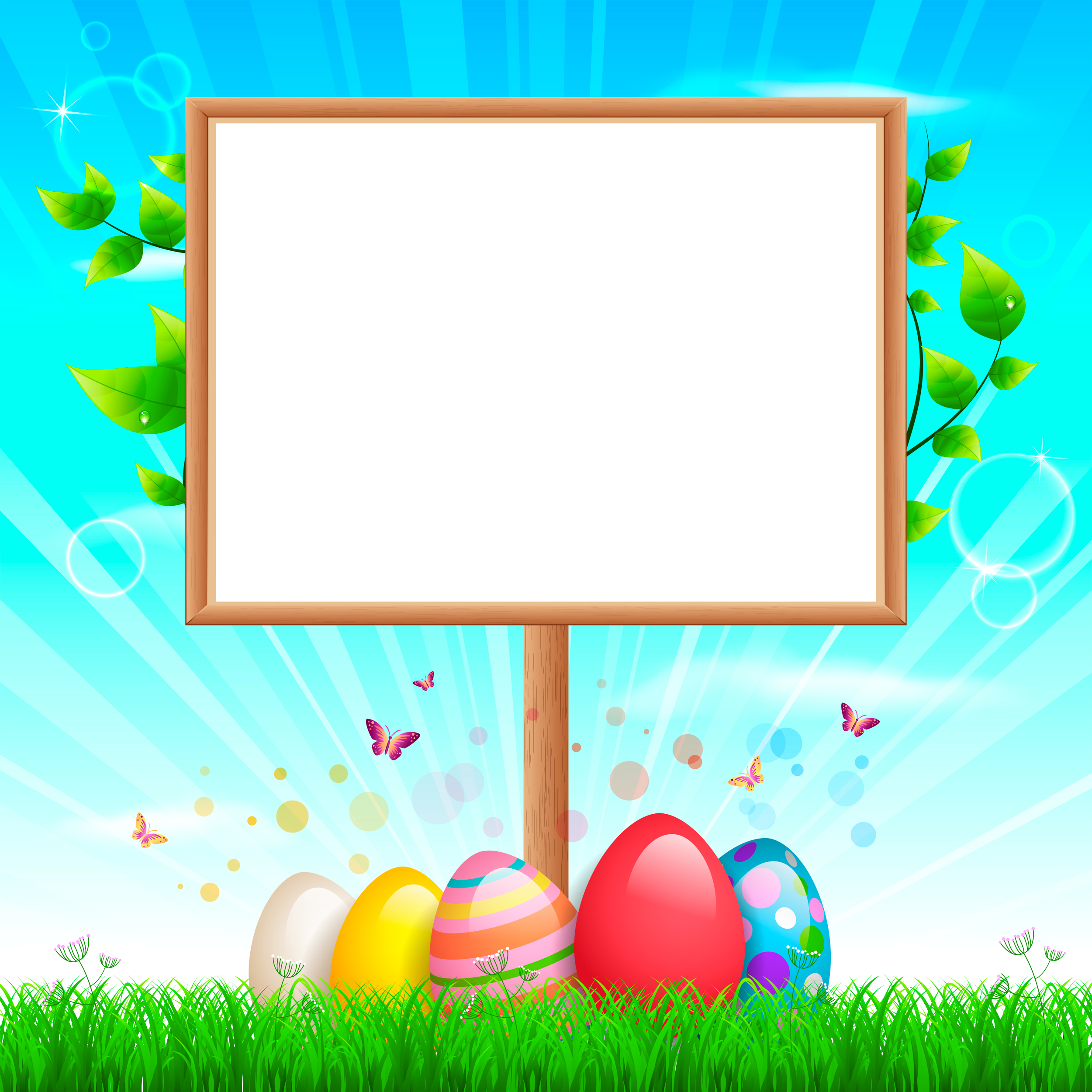 happy easter background free - Clip Art Library