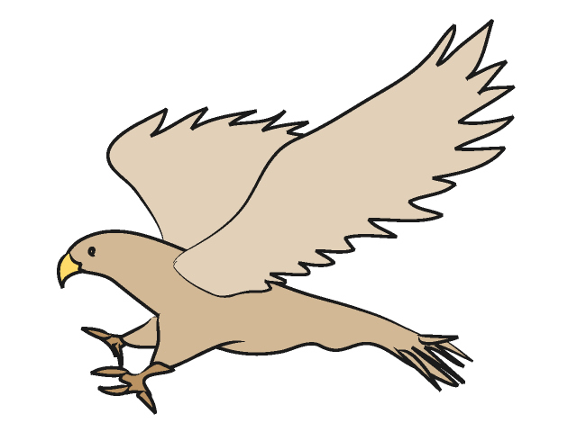 Hawk mascot clipart free clipart images 