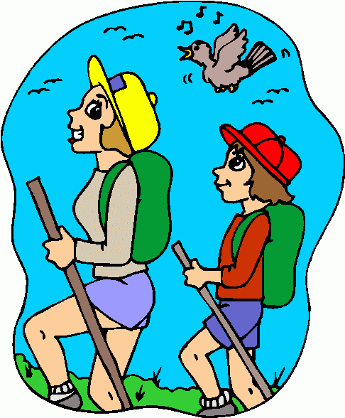 Hiking clipart free images 