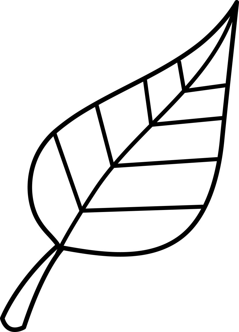 Leaf fall leaves clip art black and white clipartion com 