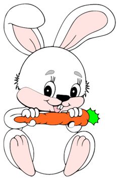 Moving bunny clip art cartoon bunny rabbits clip art images 3 