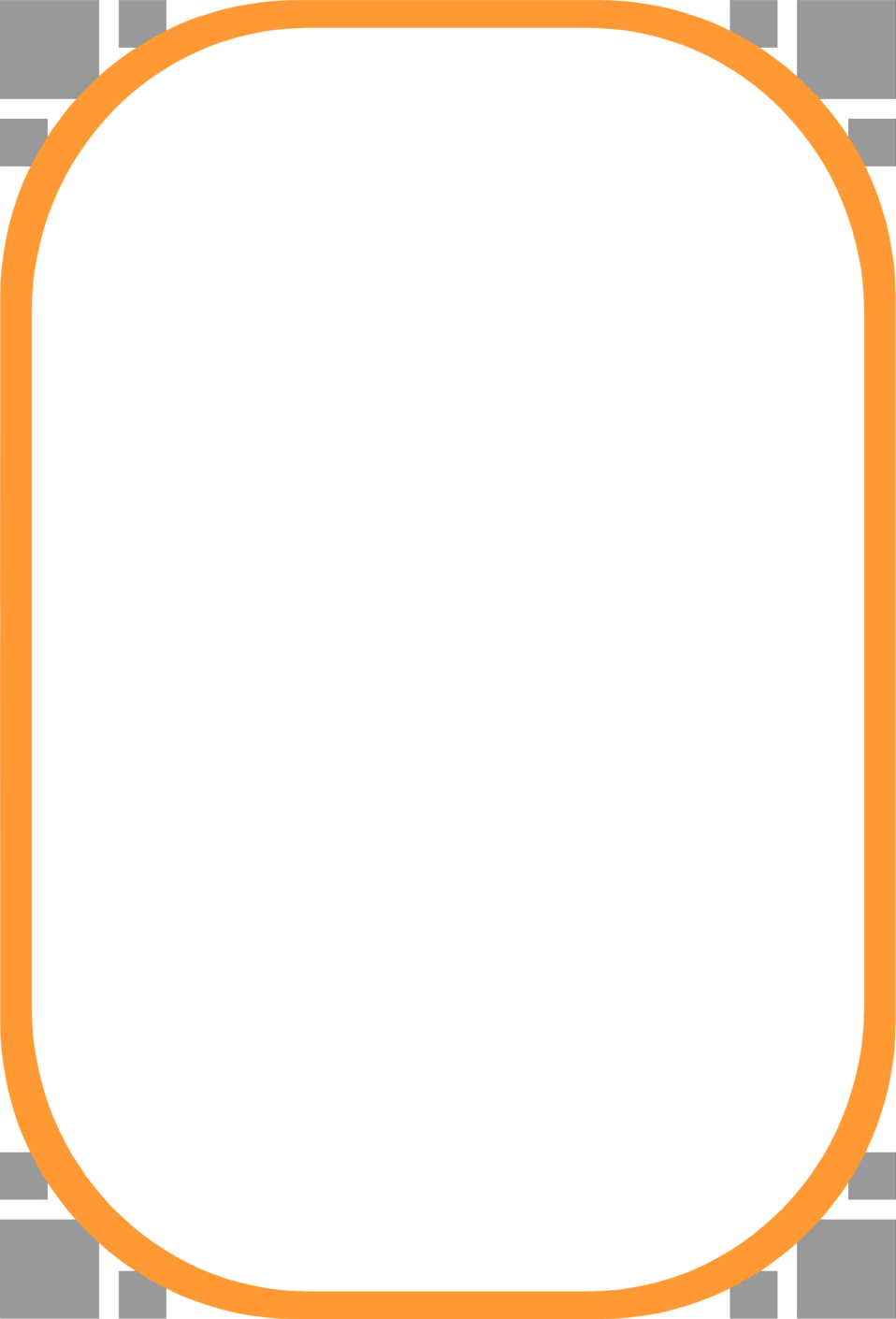 Orange Border Frame PNG Clipart | PNG Mart