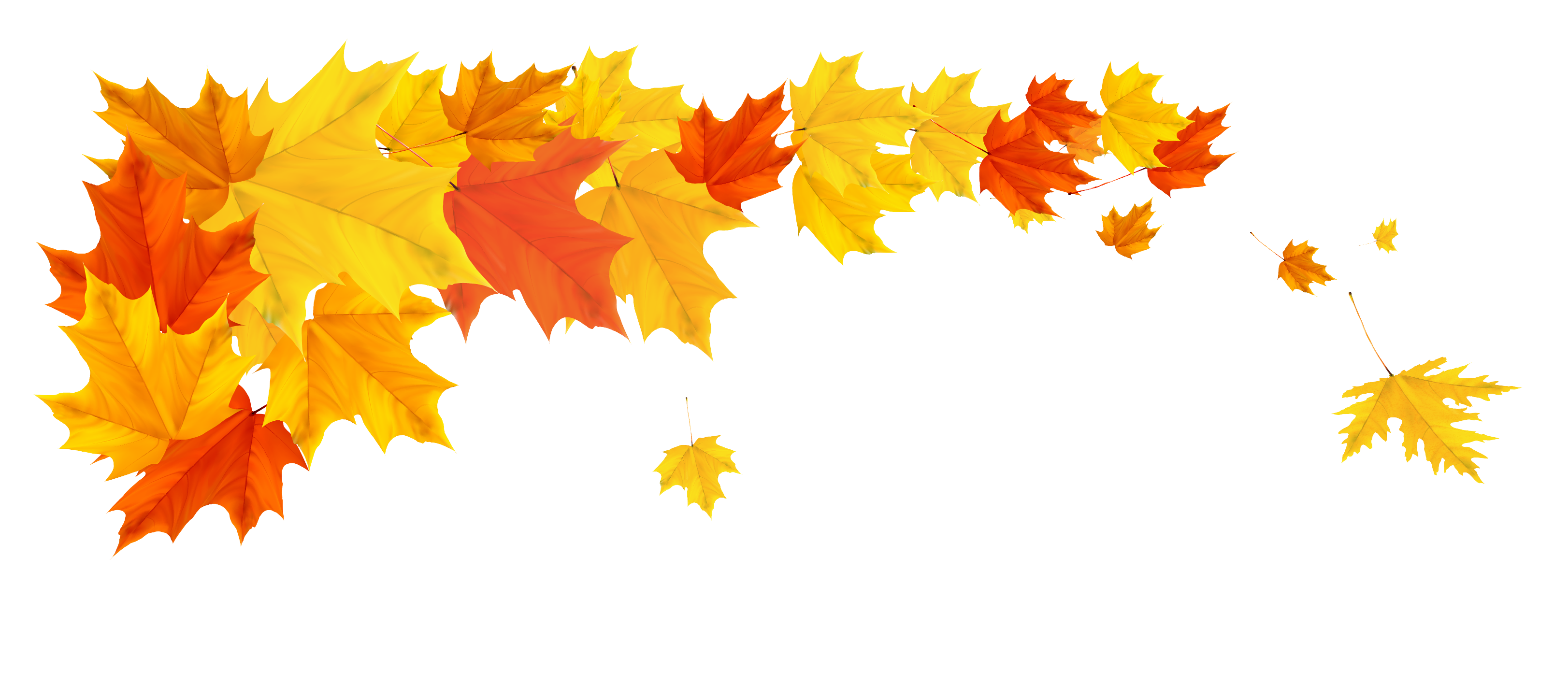 Orange Fall Leafs PNG Clipart Picture | Gallery Yopriceville 