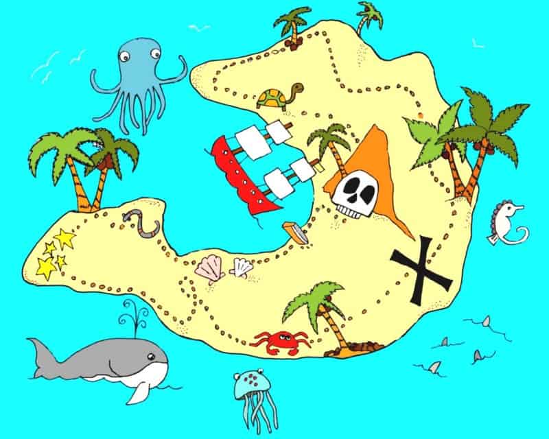Real-treasure-maps-found-clipart-animals-cliparts-with-hot 