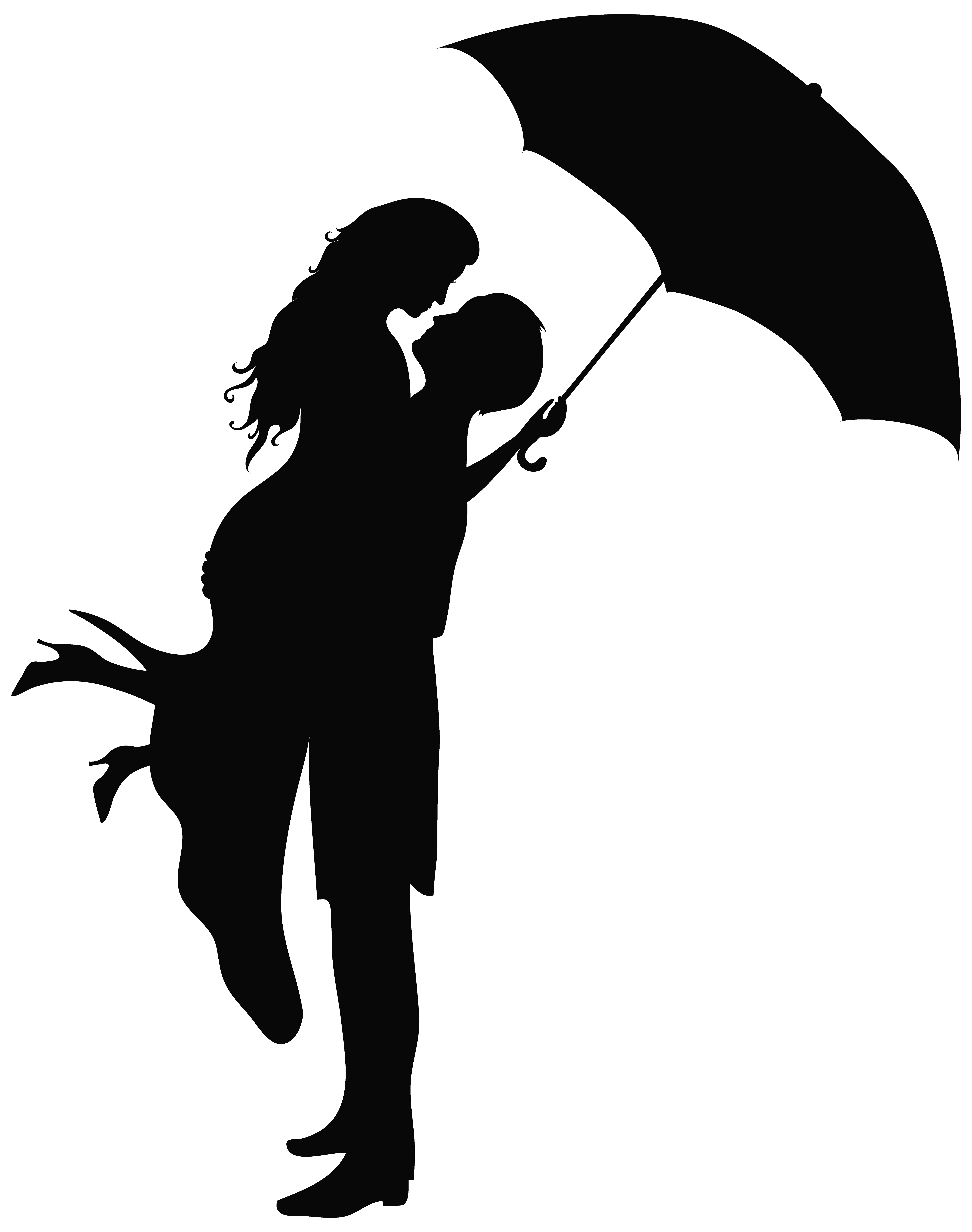 Romantic Couple Silhouettes Png Clip Art Image Gallery Clip Art Library