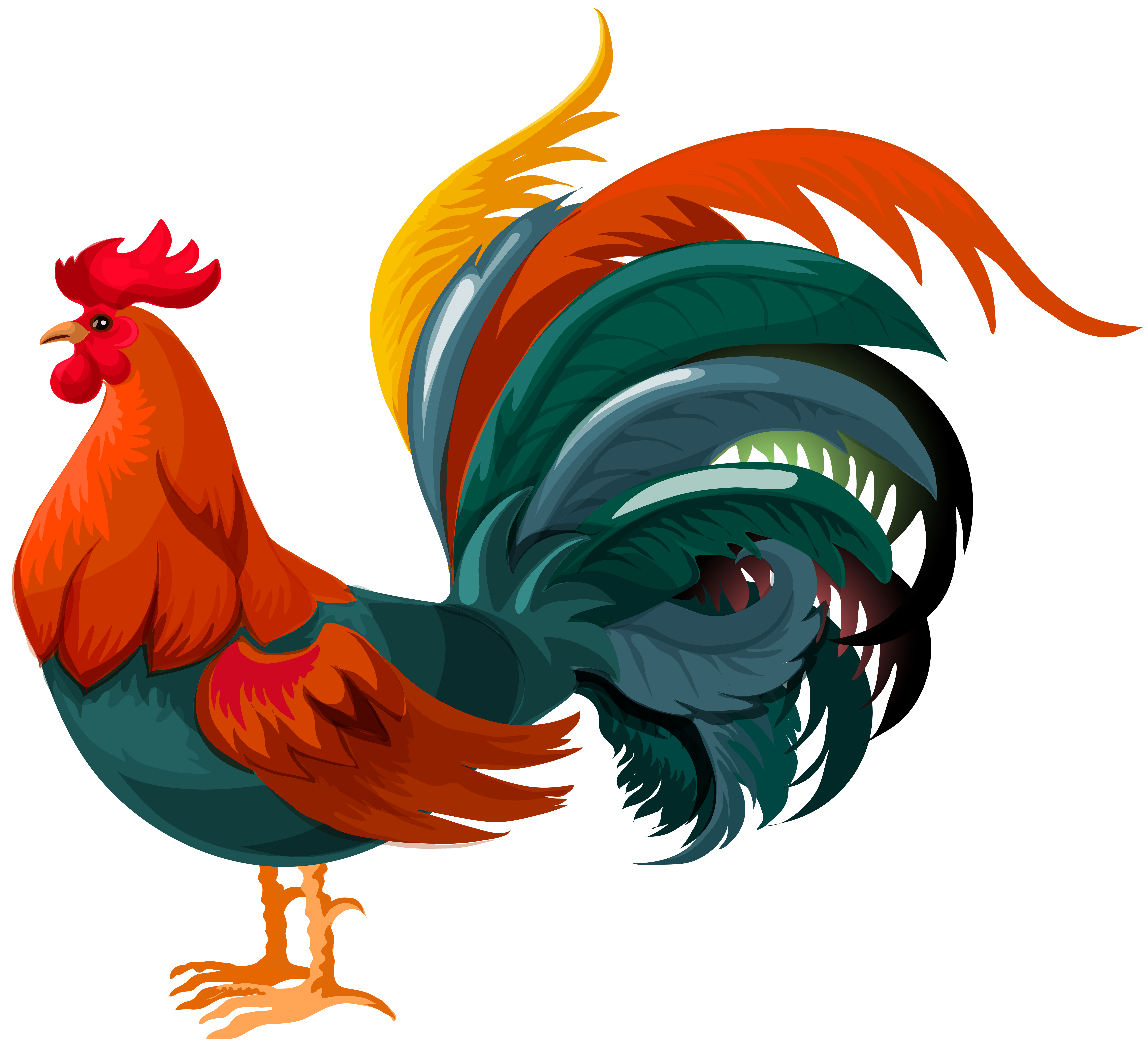 Rooster Transparent PNG Clip Art Image | Gallery Yopriceville 