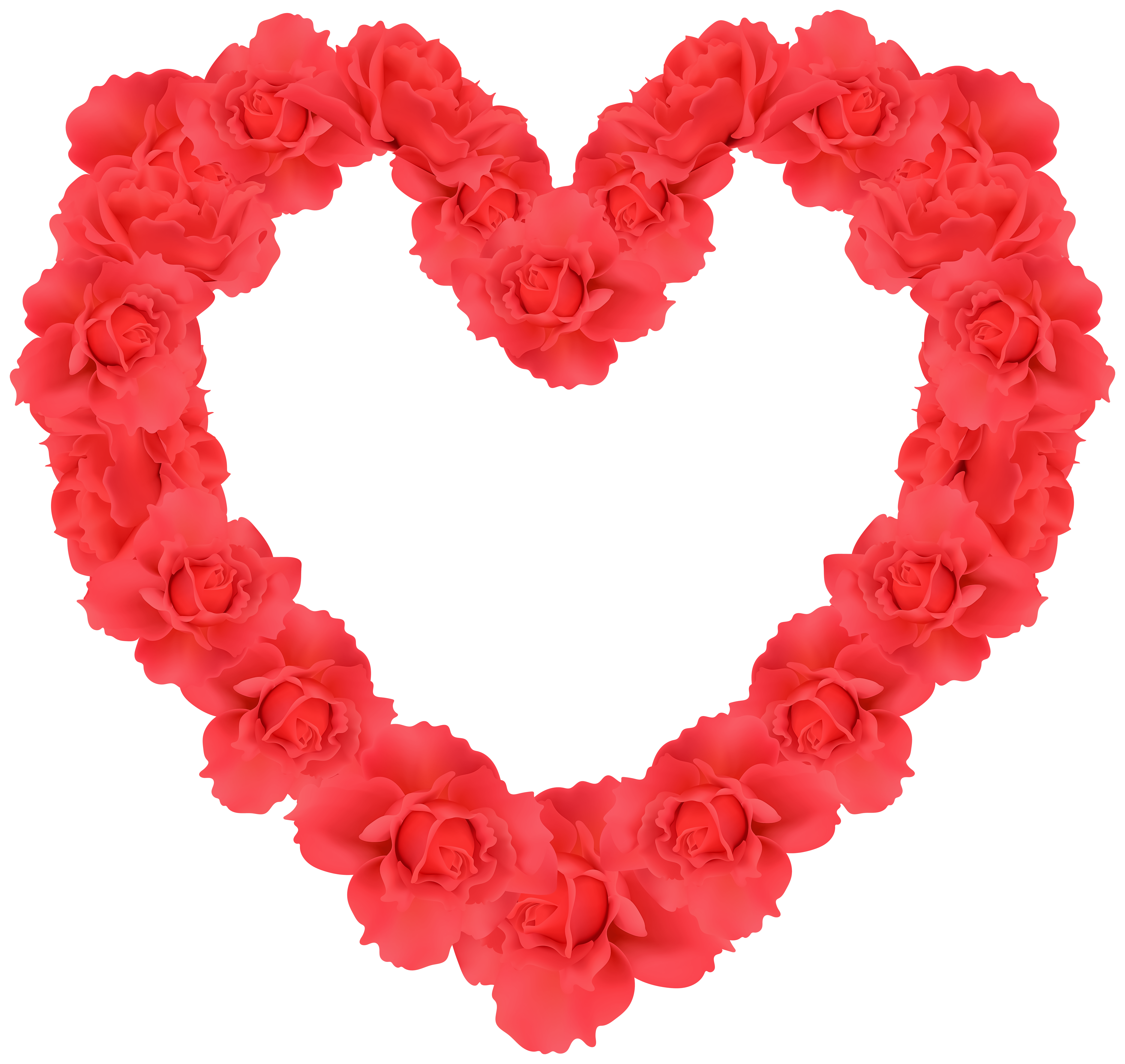 Rose Heart PNG Clipart | Gallery Yopriceville - High-Quality 