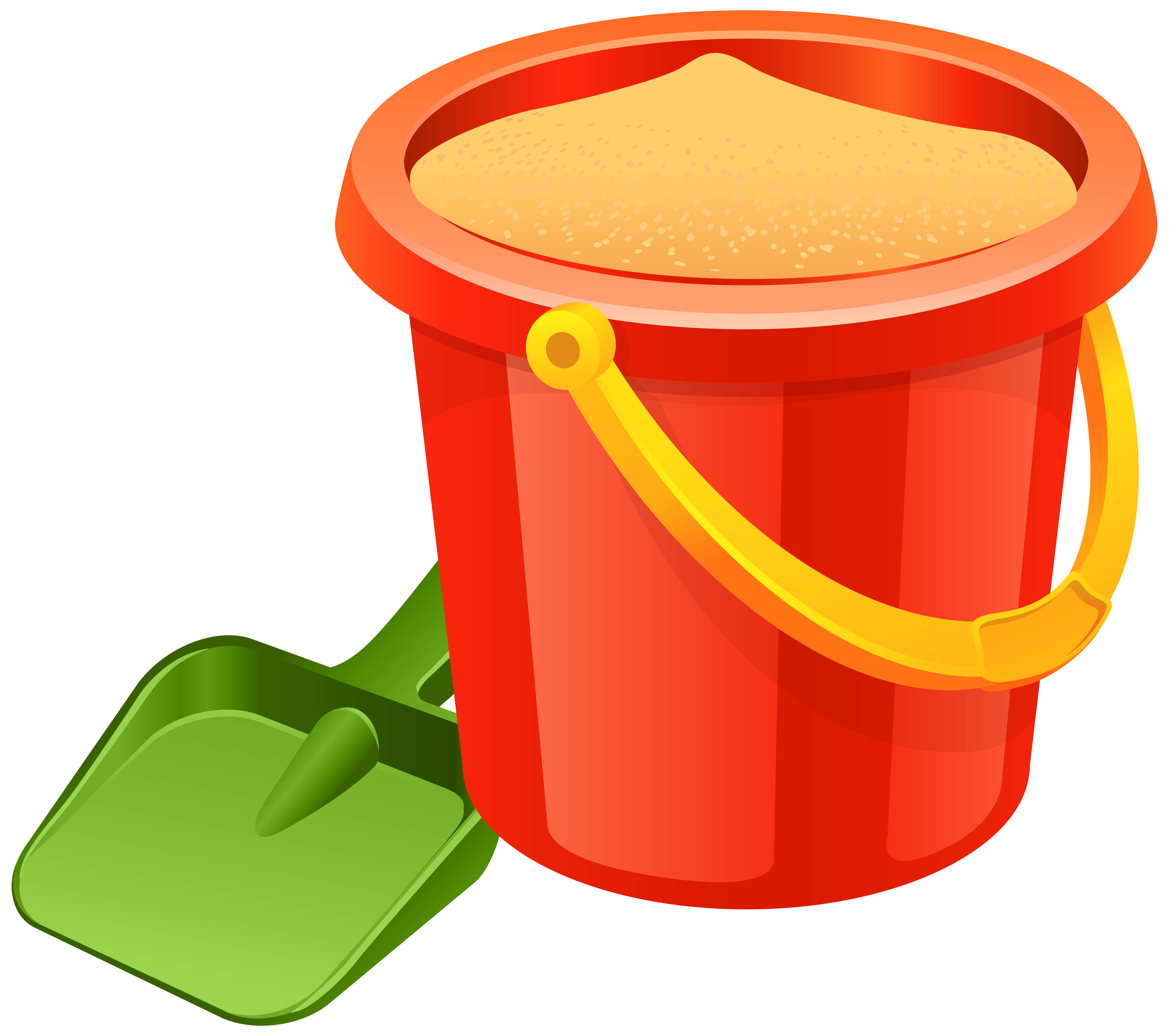 Rainbow Sand Buckets Clip Art Teachpic