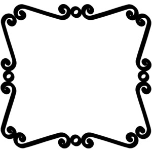 Scroll picture frame clipart clipart 