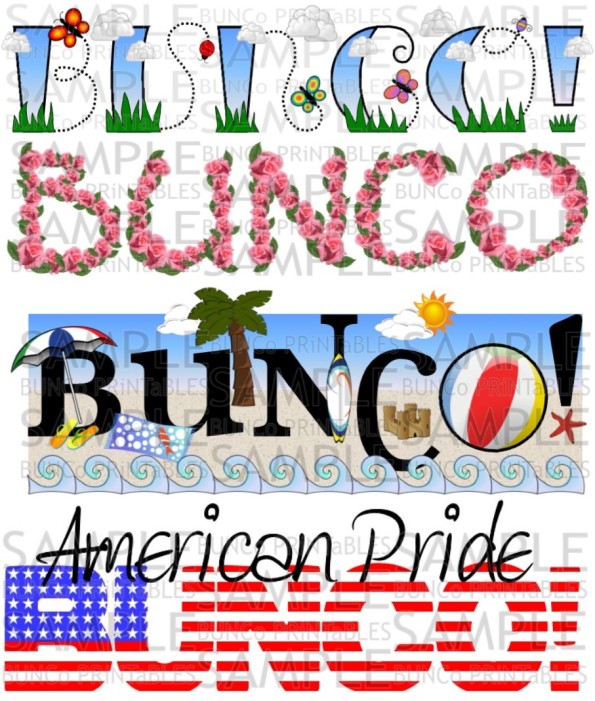 Collection of Summer Bunco Cliparts (46) .