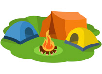 Free Camping Clipart - Clip Art Pictures - Graphics - Illustrations